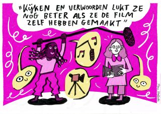 Illustratie filmmaken